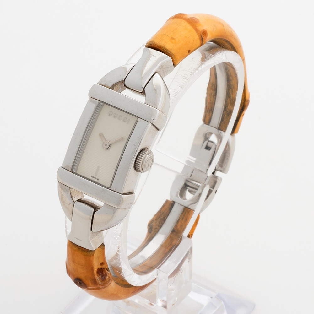 GUCCI vintage bamboo handle watch.